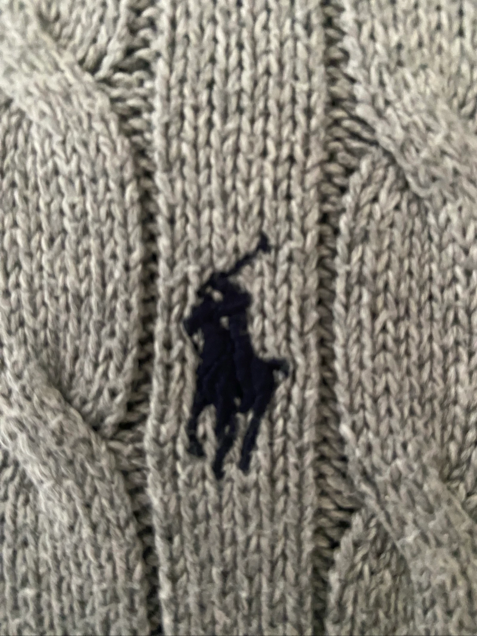 Polo Ralph Lauren Twisted Sweater – Gray – Size L – photo 3